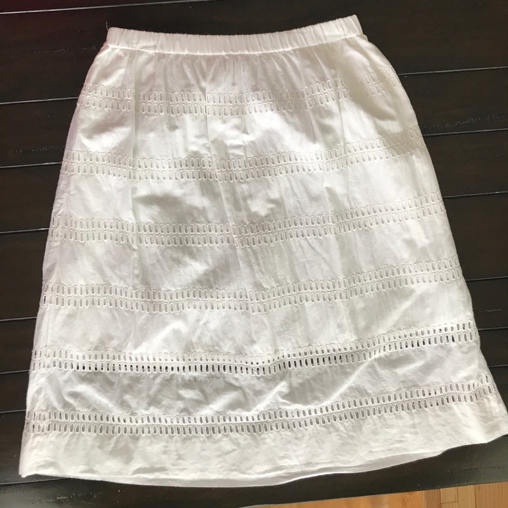 White skirt from Gap