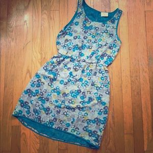 Blue Floral Urban Outfitters Sundress