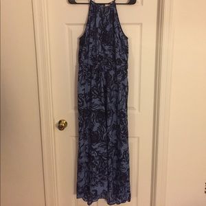LOFT Printed Maxi Dress