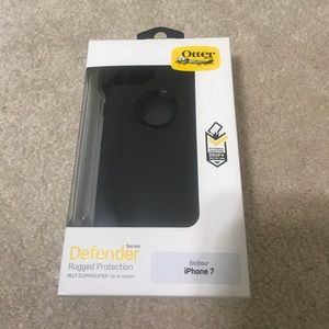 Otter box iPhone 7 black Defender series NWT