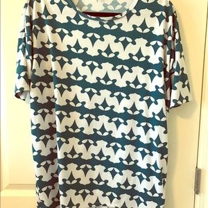 Half sleeve, LulaRoe bold print.