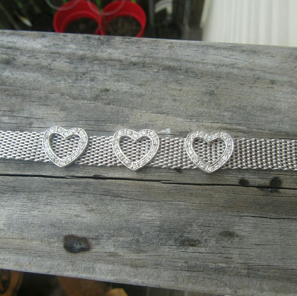 Sterling silver rhodium plated bracelet - Picture 2 of 4