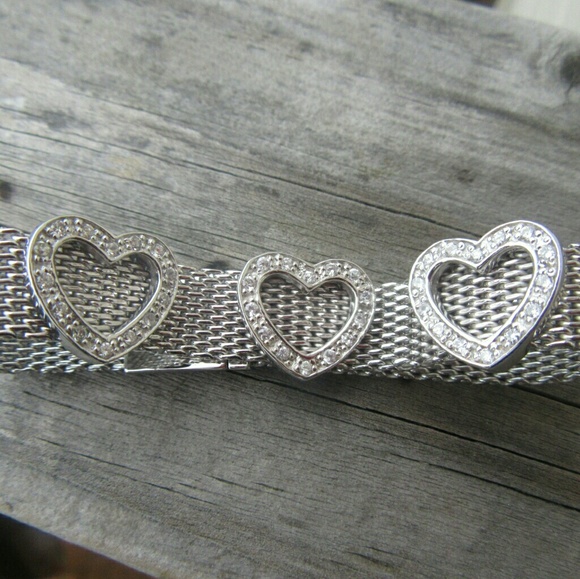 Sterling silver rhodium plated bracelet - Picture 3 of 4