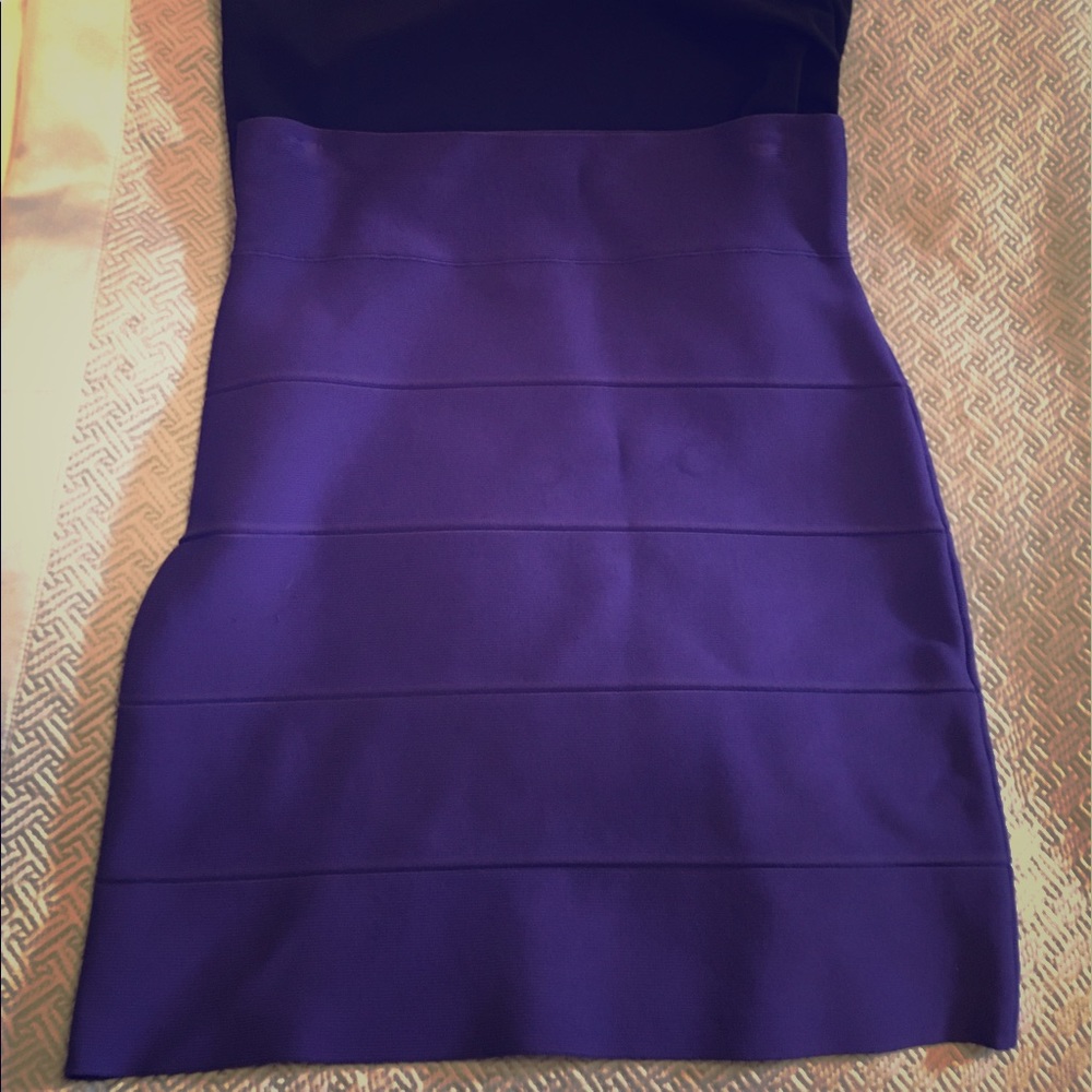 BCBG purple bandage dress