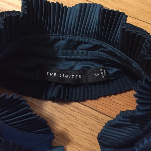 The Limited teal green silk top - Picture 2 of 3