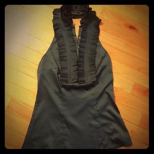 The Limited teal green silk top