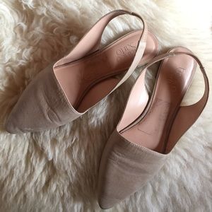 Franco Sarto tan flats