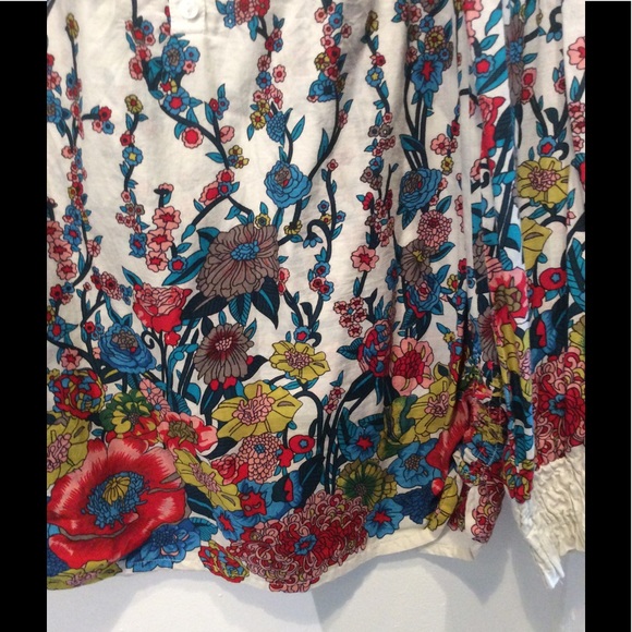 Bohemian Floral blouse - Picture 3 of 4