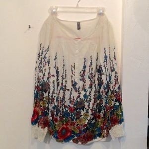 Bohemian Floral blouse