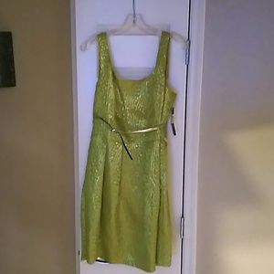 Very cute green and  gold dress