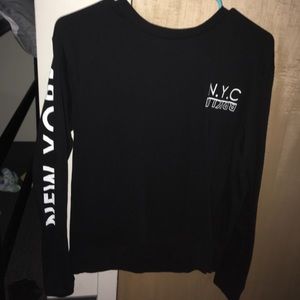 Brooklyn black long sleeve shirt, Never worn