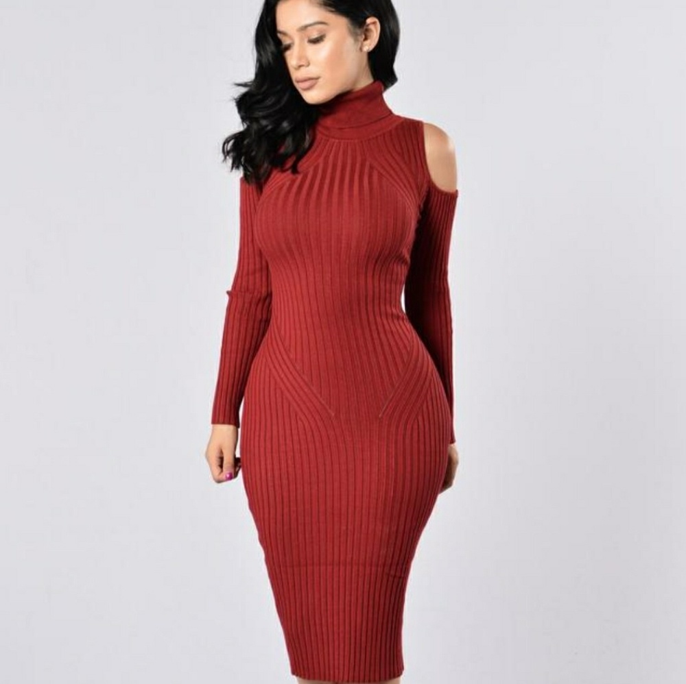 **LAST ONE** Burgundy Dress