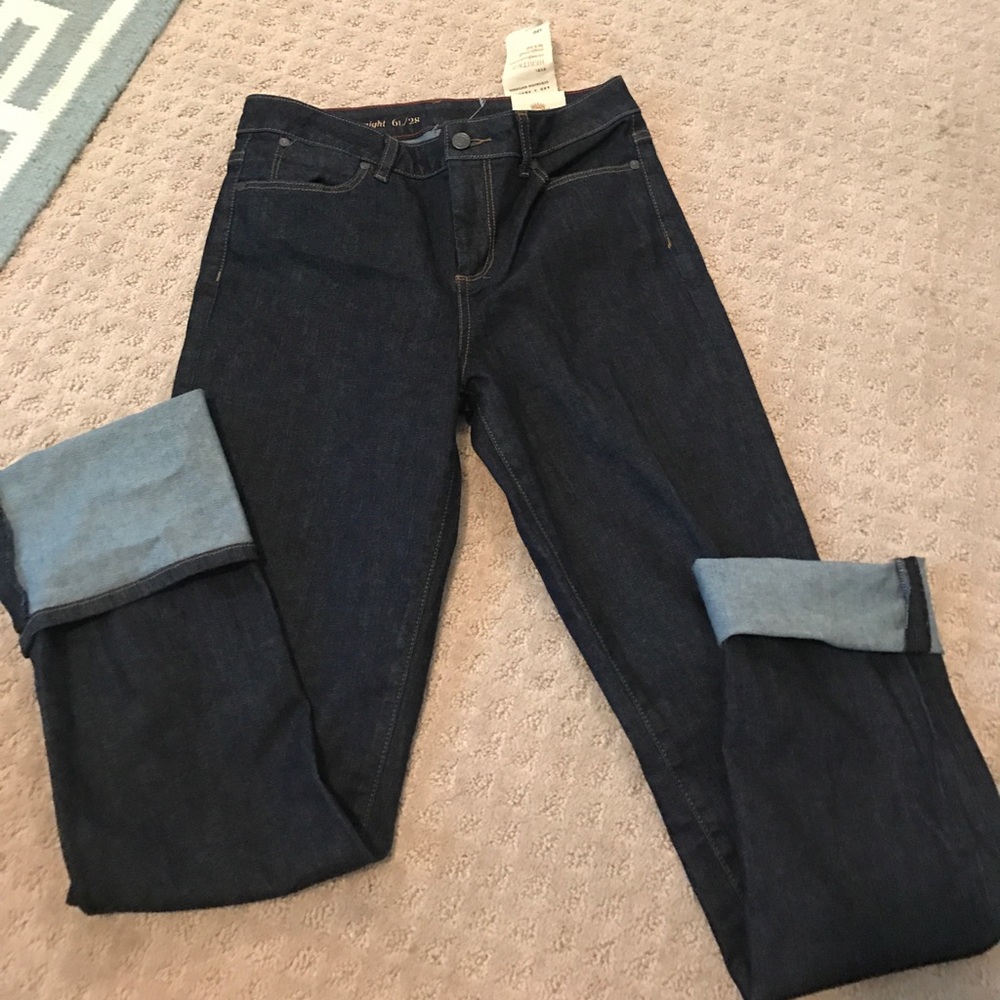 Brand new straight leg jeans