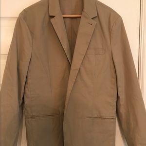 GAP khaki sports coat size Medium
