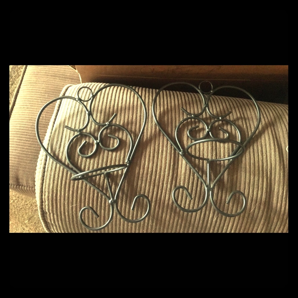 Metal candle holders