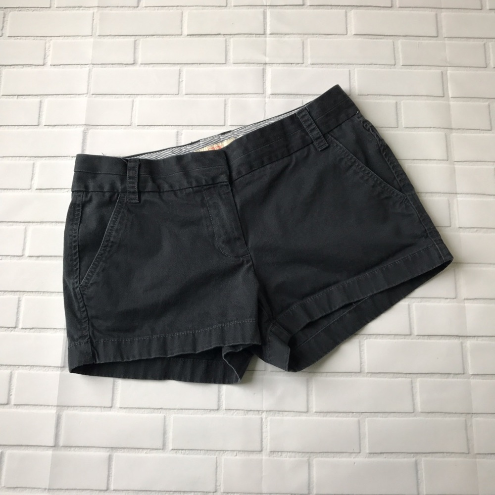 J Crew Navy Shorts Size 4  3inch inseam
