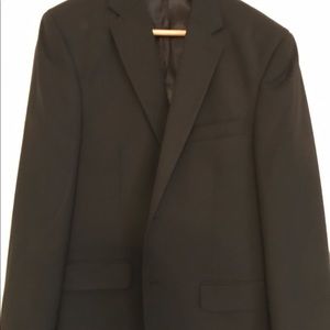 Black Slim Merona Suit 40R, 34x32