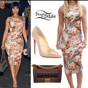 Floral print dress