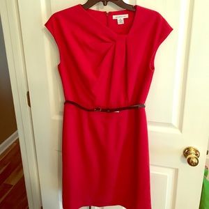 Size 6 Classic Red Mini Liz Claiborne Work Dress