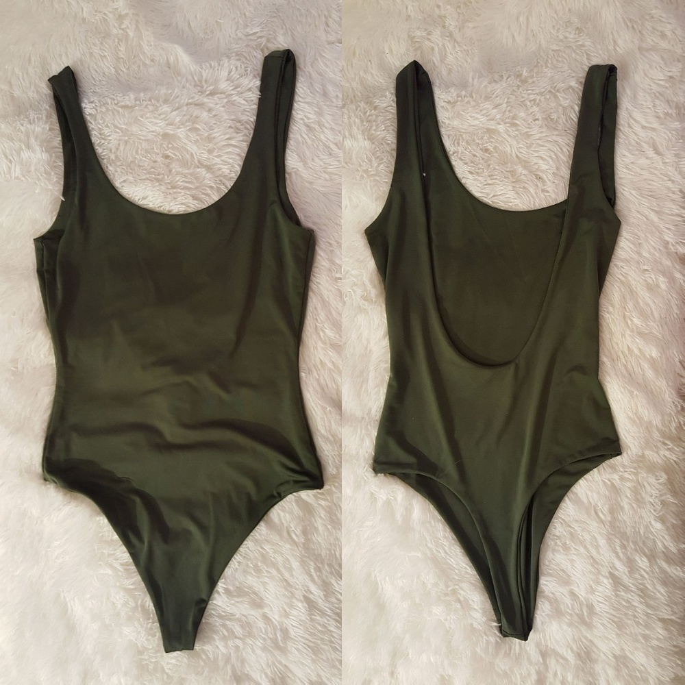 ▪LAST ONE!▪"In too Deep" Olive Bodysuit NWOT - Picture 5 of 8