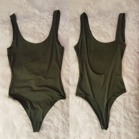 ▪LAST ONE!▪"In too Deep" Olive Bodysuit NWOT - Picture 5 of 8