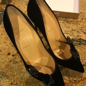 Christian Louboutin heels with bow