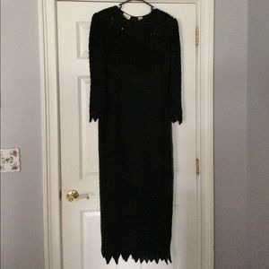 Black sequin formal