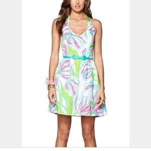 Lilly Pullitzer tulip halter dress