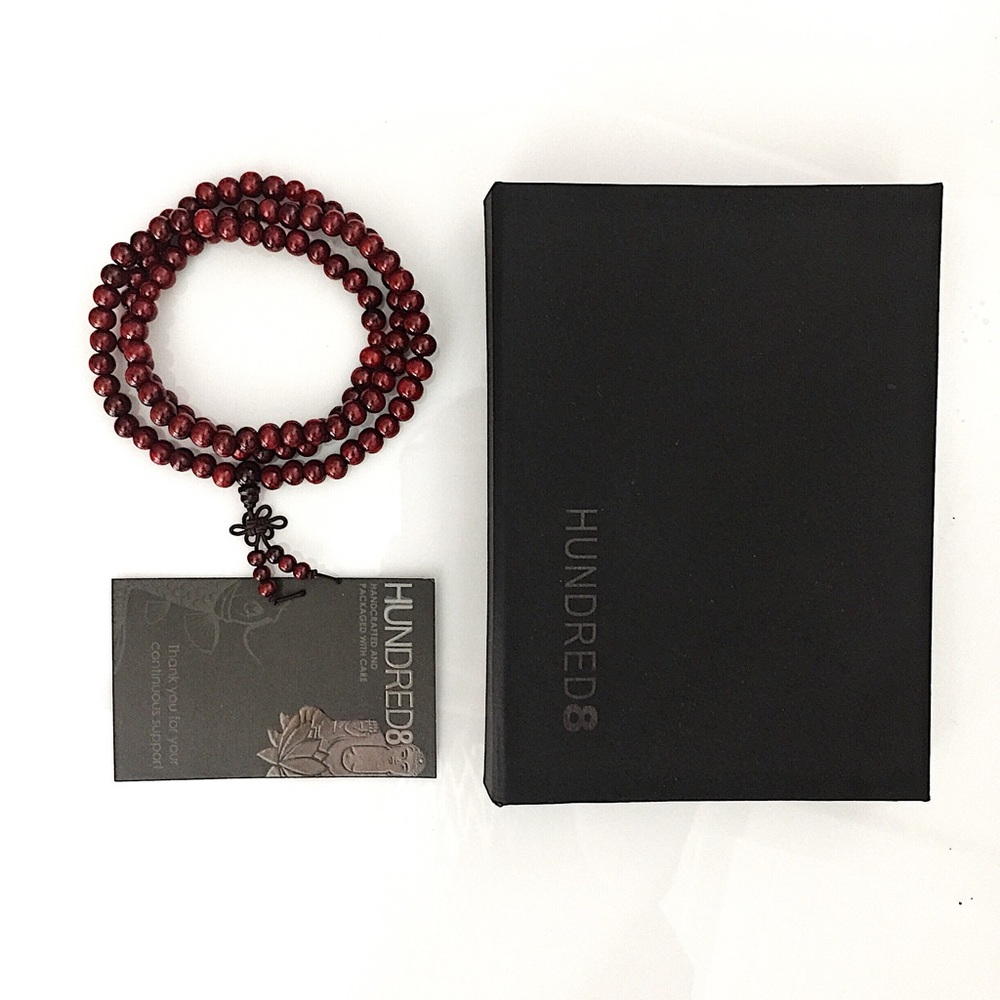 Gorgeous 108 Sandalwood Mala Bracelet