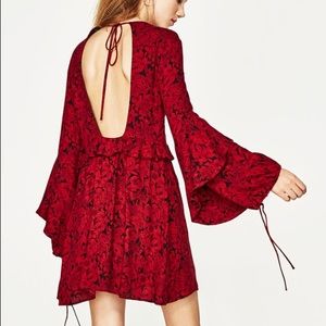 Zara Open Back Dress Sz Small NWOT