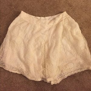 Free People M White Skirt