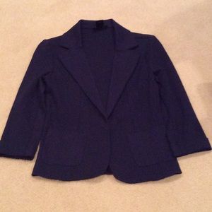 Knit unlined blazer