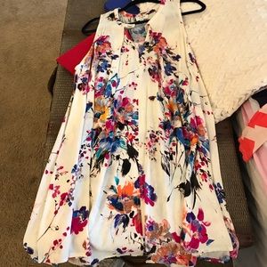 Bright patterned dress