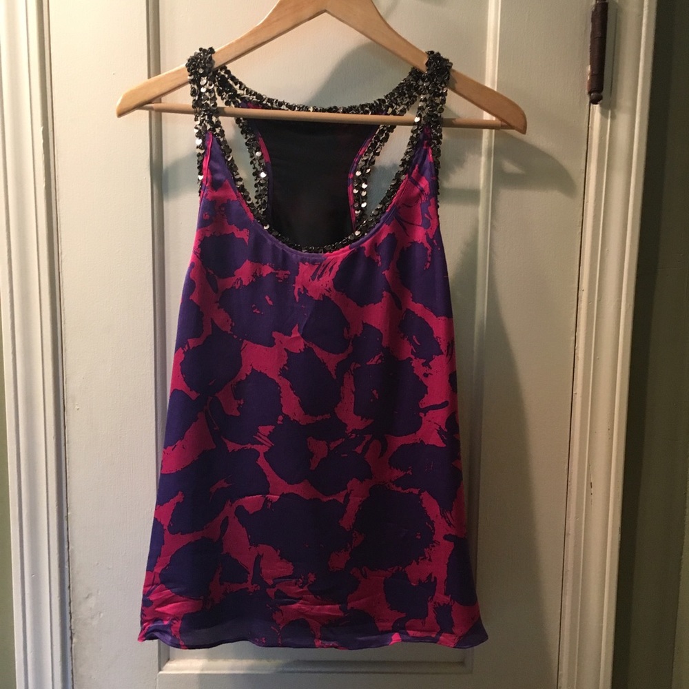 Nordstrom "By Francine" Silk Sleeveless top