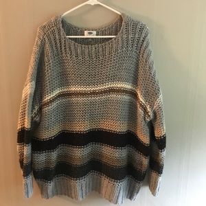 Old Navy striped sweater size L