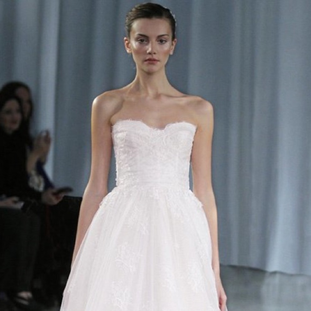 Monique Lhuillier Darling Wedding Gown in Blush