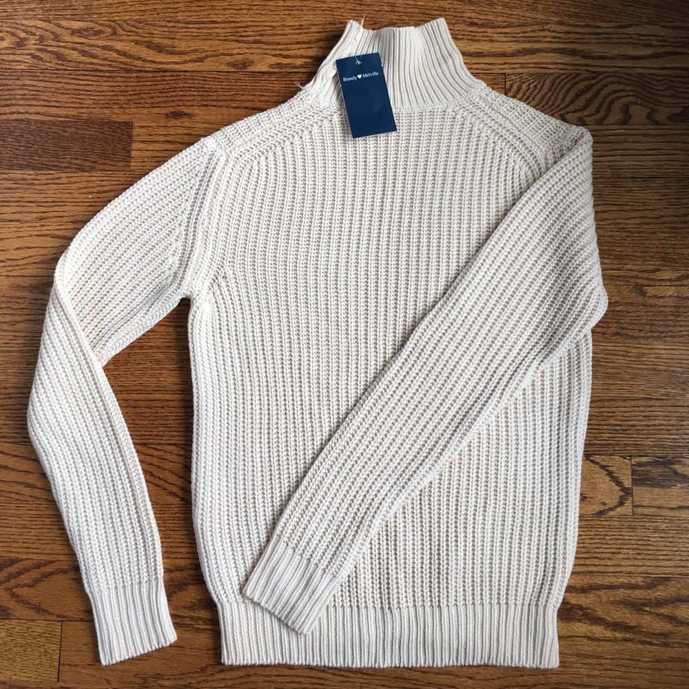 Brandy Melville cream turtleneck
