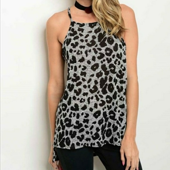SwankyCoconut Tops - Leopard Tank Top - HiLo