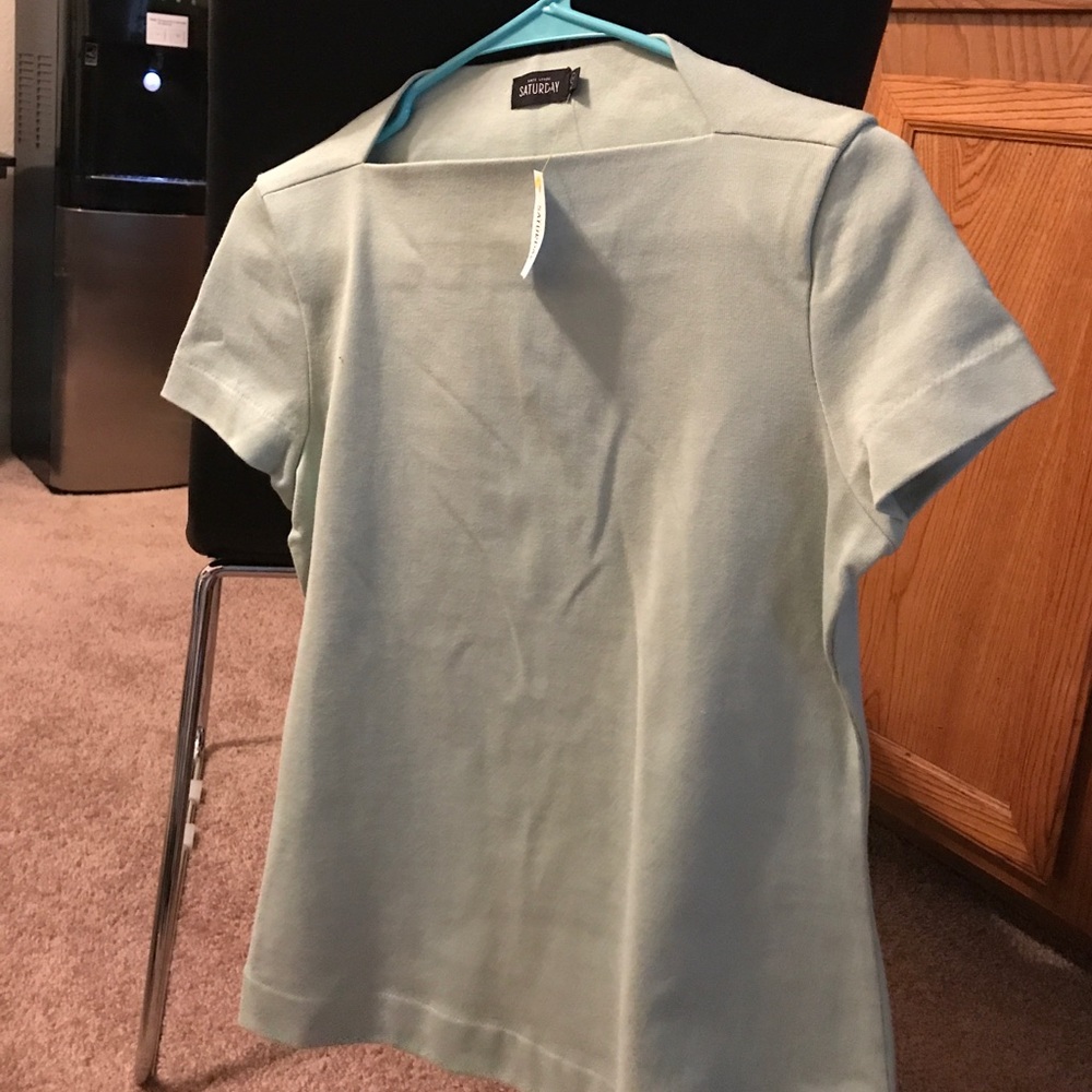 Kate spade Saturday slip neck cap sleeve top