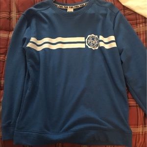 Blue Victoria's Secret pink sweater