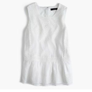 J. Crew | Eyelit Tank Top