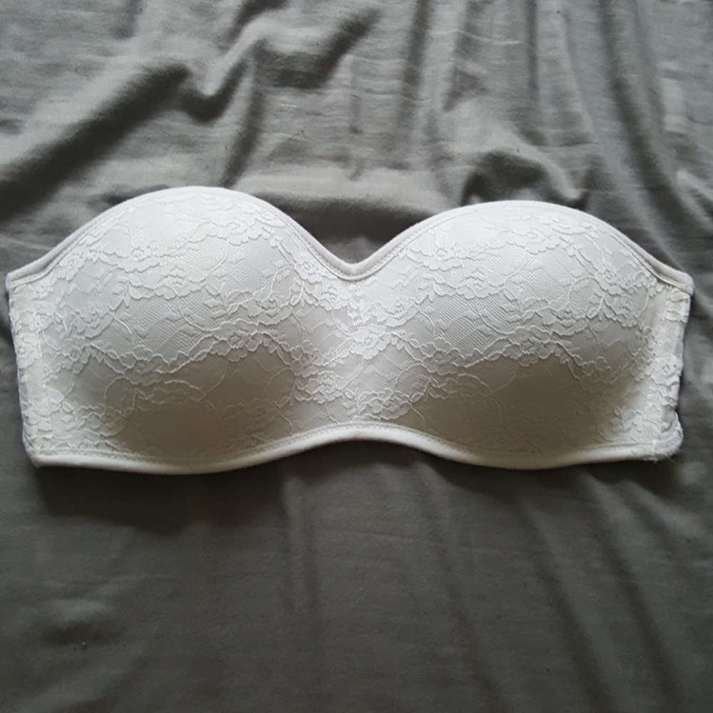 White Bandeau Bra