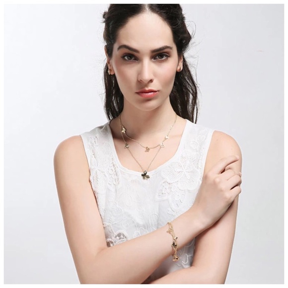 Swarovski Crystals Layered Butterfly Set S13 - Picture 2 of 5