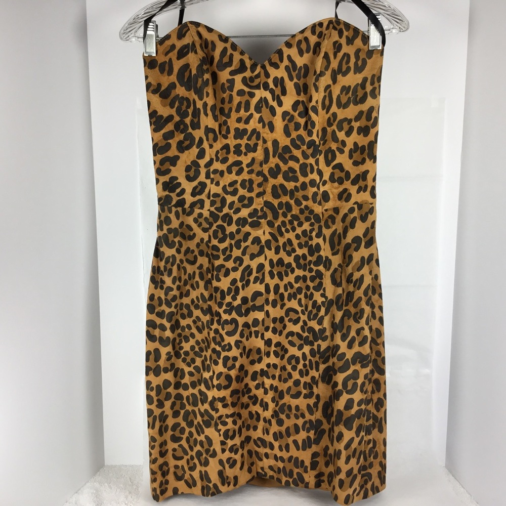Vari Zioni Vintage Leather/Suede Dress Size 9/10