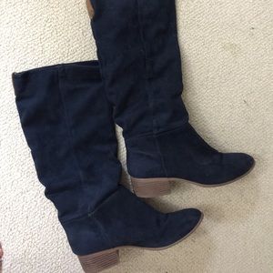 Navy boots