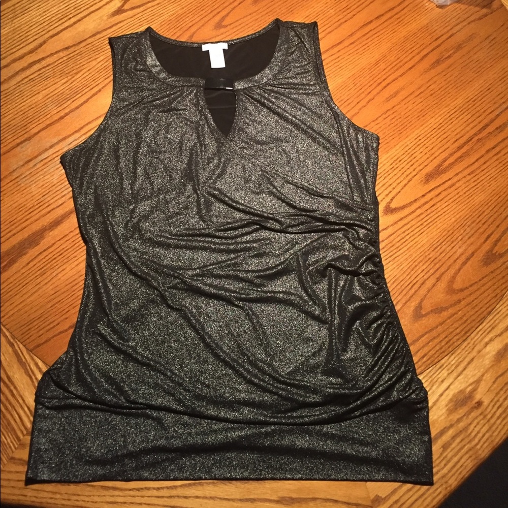 Charcoal sparkle top