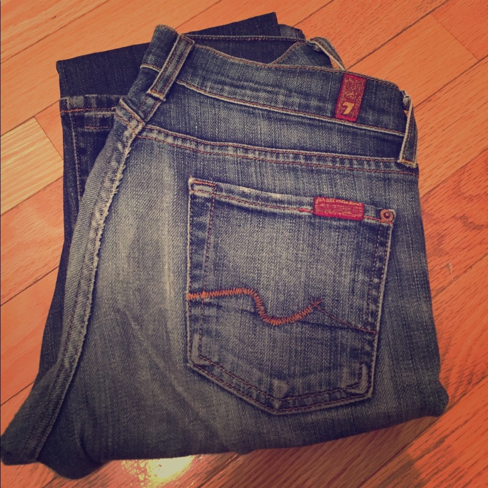 7 for all Mankind boot cut jeans