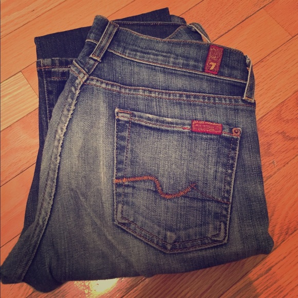 7 for all Mankind boot cut jeans - Picture 1 of 4