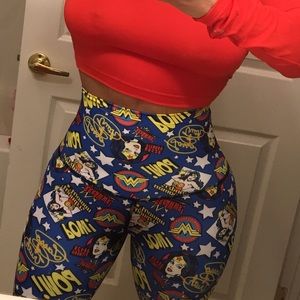 Mega high waist Wonder Woman  tights