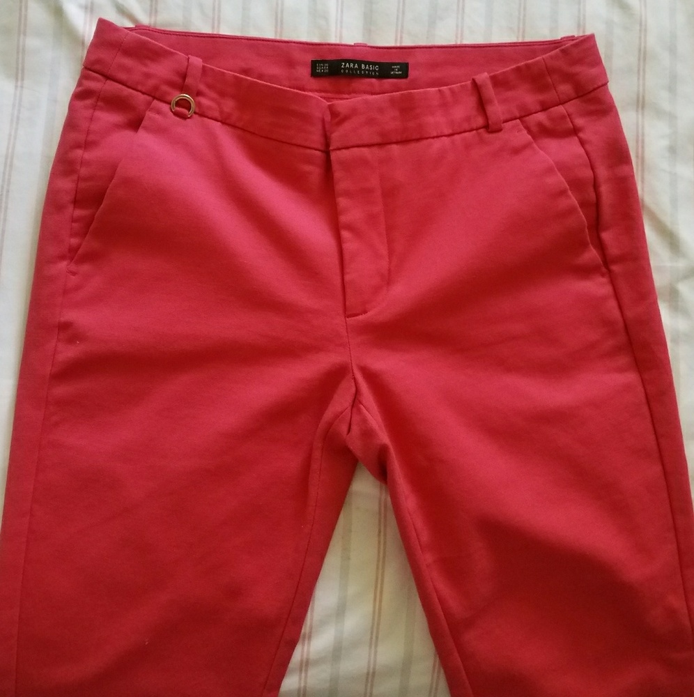 ZARA HOT PINK Pants